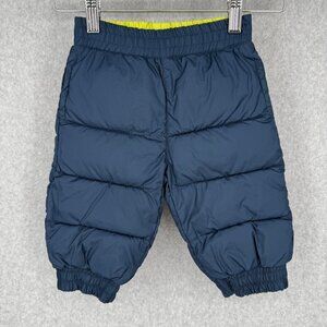 Columbia Baby Reversible Winter Puffer Pants Size 12M Blue Green Omni Shield